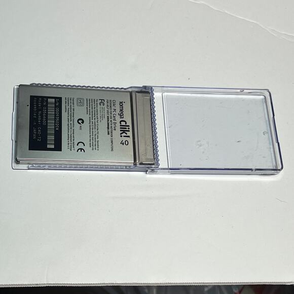 Iomega Clik 40 PC Card Drive C40 T2 Japan 1999 Vintage Storage Includes Case - Picture 5 of 10
